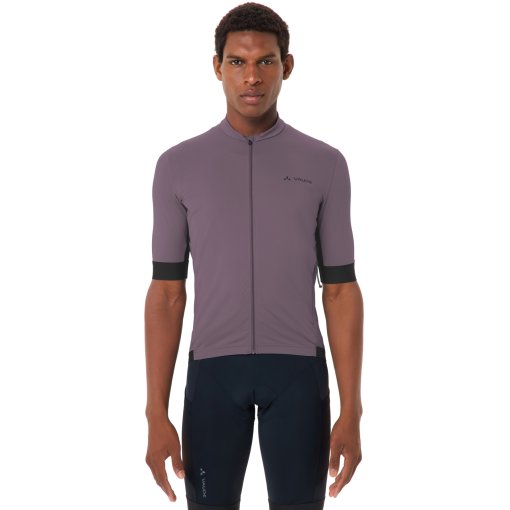 Productfoto van Vaude Kuro Full-Zip II Fietsshirt met Korte Mouwen Heren - purple ash