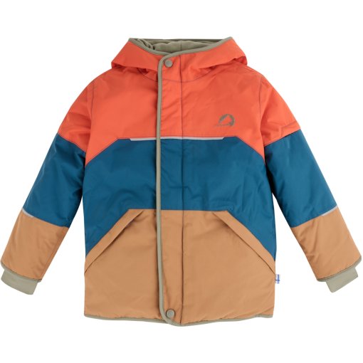 Picture of Finkid TAIKA SNOW Winter Jacket Kids - orangeade/vetiver
