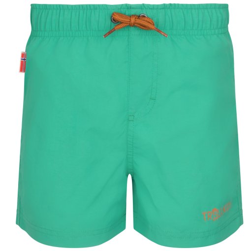 Photo produit de Trollkids Short Enfant - Balestrand - Aquamarine Green/Caramel