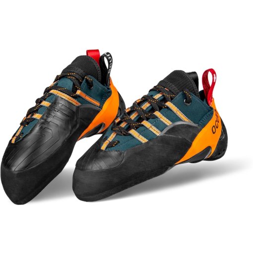 Photo produit de Ocún Chaussons Escalade Homme - Sigma - petrol/orange