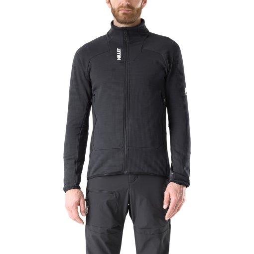 Billede af Millet Kamet Grid Fleecejakke til herrer - Black