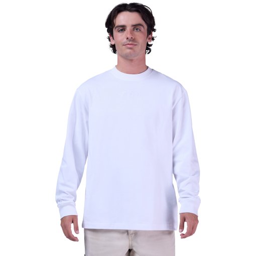 Produktbild von FOX Wordmark Oversized Langarmshirt Herren - optic white