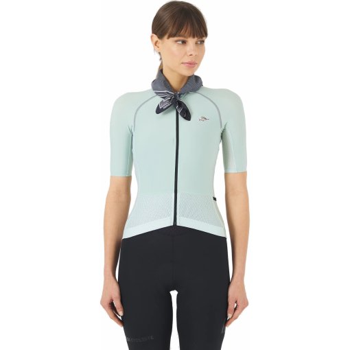 Foto de Café du Cycliste Maillot de Manga Corta Mujer - Magda - jadeite