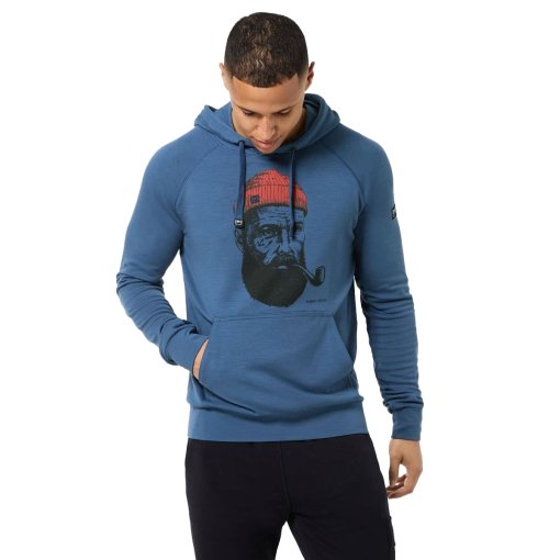 Produktbild von SUPER.NATURAL Fav Sailor Kapuzenpullover Herren - Blueberry/Jet Black/High Risk Red