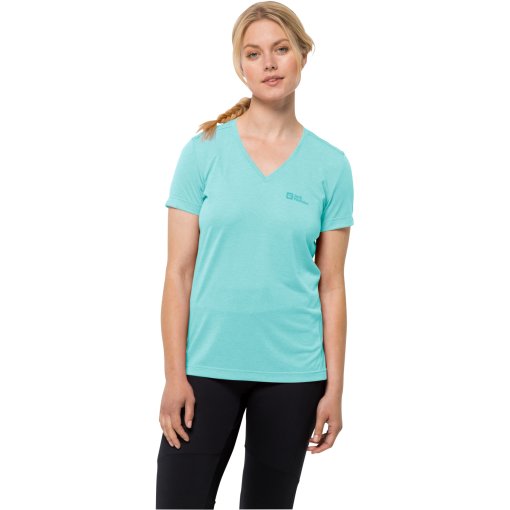 Foto de Jack Wolfskin Camiseta Mujer - Crosstrail - fresh ice