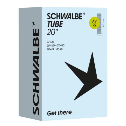 Picture of Schwalbe Inner Tube - No. 7S | 20&quot; - 28/37-438/451 | AV 40mm