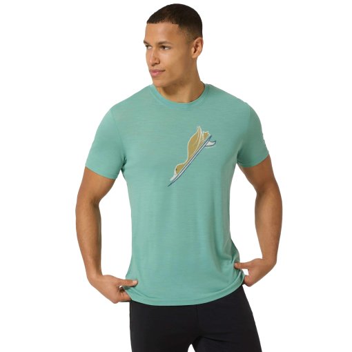 Produktbild von SUPER.NATURAL Duck Dive T-Shirt Herren - Lagoon Green/Various