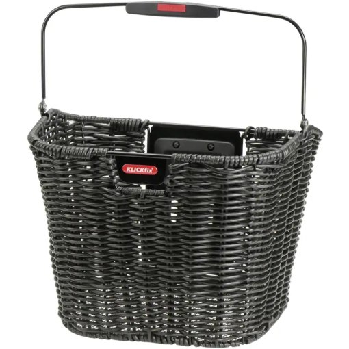 Foto de KLICKfix Cesta Bicicleta Structura - 16L - retro black