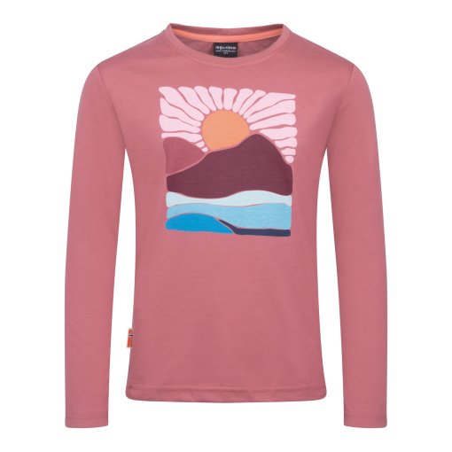 Picture of Trollkids Falketind GOTS Longsleeve Girls - Frozen Berry