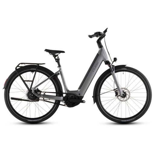 Immagine prodotto da CUBE Bici Elettrica - SUPREME HYBRID Deluxe Pro 600 - Easy Entry - 2026 - 28“ – quicksilver / grey