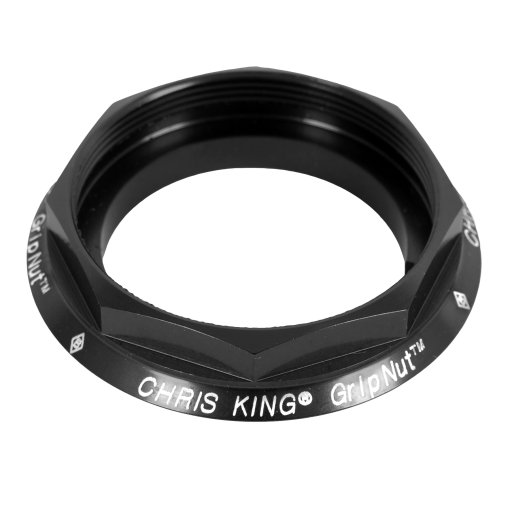 Zdjęcie: Chris King GripNut Pierścień regulacyjny zestawu słuchawkowego rowerowego - 1 1/8&quot; - czarny