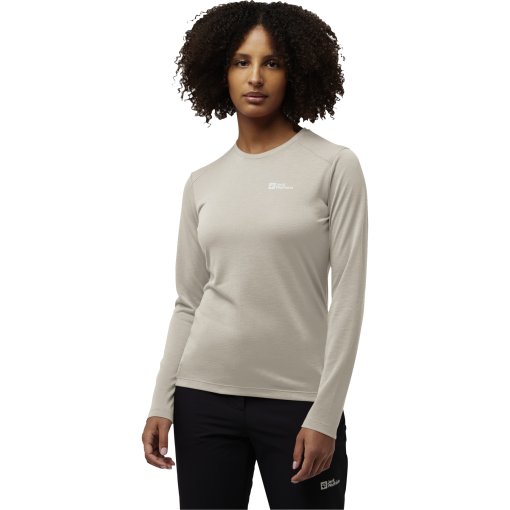 Foto de Jack Wolfskin Camiseta de Manga Larga Mujer - Vonnan - pale sand