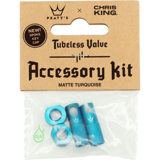 Immagine prodotto da Peaty&#039;s x Chris King Tubeless Valves Accessory Kit - MK2 - turquoise