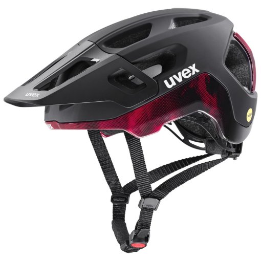 Photo produit de Uvex react MIPS Casque vélo - noir-rouge mat
