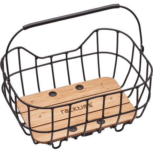 Immagine prodotto da Racktime Cestino Bici Portapacchi - BASKIT Breeze - 25L - nero