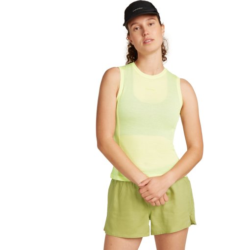 Immagine prodotto da Icebreaker Canotta Donna - Merino 75 Cool-Lite™ Featherlight™ - Citrine