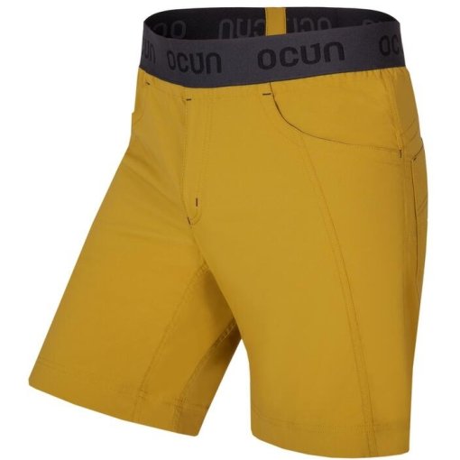 Produktbild von Ocún Mánia Shorty Kletterhose - yellow dried tobacco