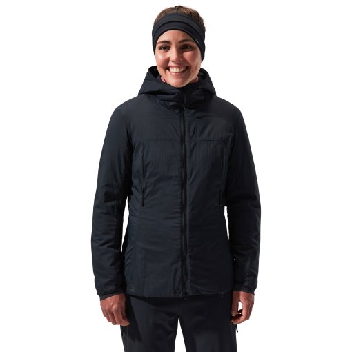 Productfoto van Berghaus MTN Seeker MW Geïsoleerde Jas met Capuchon Dames - Zwart/Zwart