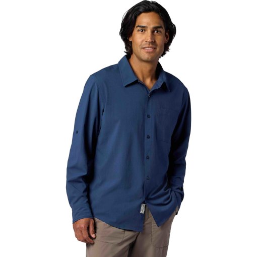 Productfoto van Marmot AirExchange Heren overhemd met lange mouwen - nightfall navy