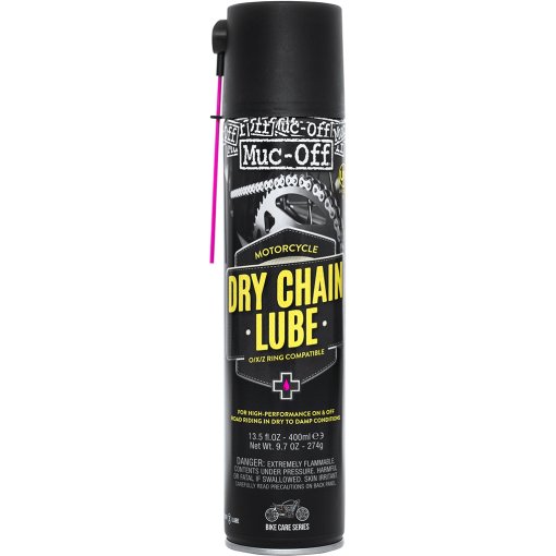 Photo produit de Muc-Off Motorcycle Dry Lubrifiant pour chaînes en aérosol - 400ml
