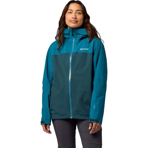 Produktbild von Marmot PreCip Evo Flex Jacke Damen - emerald blue/water cave