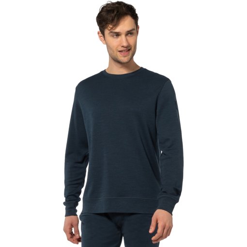 Foto de SUPER.NATURAL Jersey Hombre - Solution Bio Crew - Blueberry