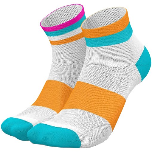 Photo produit de INCYLENCE Chaussettes Running - Bands Short - Cyan Orange