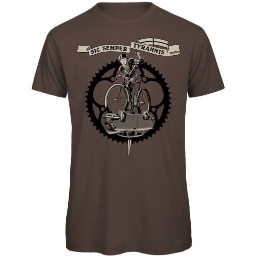 Photo produit de RTTshirts T-Shirt Vélo Homme - Saint Georges - brown