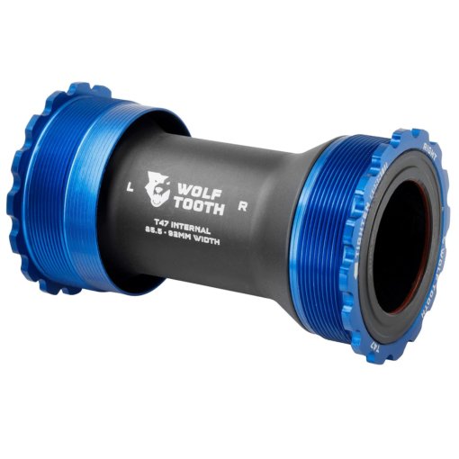 Photo produit de Wolf Tooth Boîtier de Pédalier - Internal | T47-85.5/92-30 - bleu