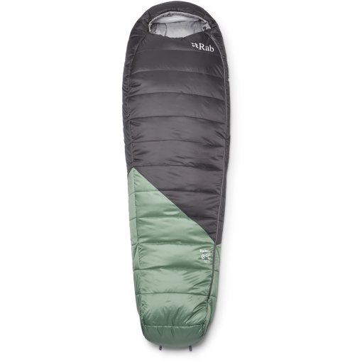 Bild von Rab Radeon 0C / 32F Schlafsack Damen - Regular - RV links - dark fig green/graphene