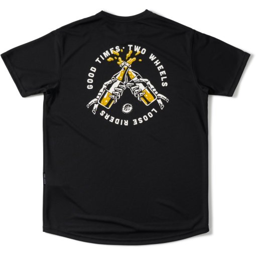 Foto de Loose Riders Maillot de Manga Corta Hombre - Grip It! - Good Times Black