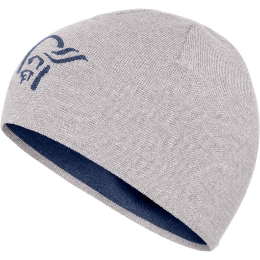 Foto de Norrona Gorro - /29 light merinoUll logo - Grey Melange