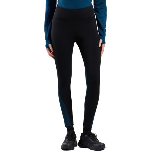Billede af Odlo Essentials Thermal Running Tights Women - black - reflecting pond