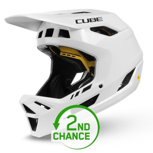 Produktbild von CUBE DESCENDER Full-Face Helm - weiß | X Actionteam - B-Ware