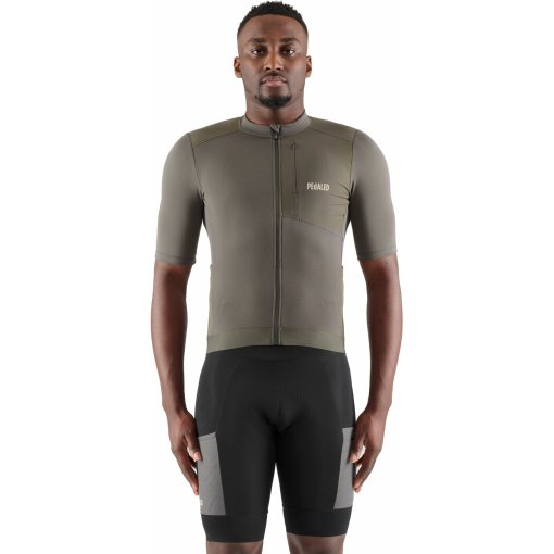 Immagine prodotto da PEdALED Maglia a Maniche Corte Uomo - Odyssey Merino - Grigio