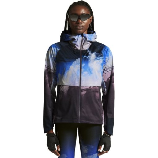 Foto de CRAFT Chaqueta de correr Mujer - Pro Hydro 3 - Dark Plum/Multi