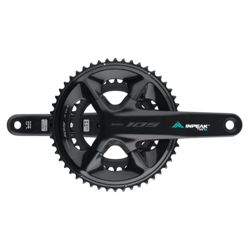 Immagine prodotto da INPEAK Guarnitura - Powercrank-E TWiN2 Powermeter - Shimano 105 FC-R7100 - 52/36