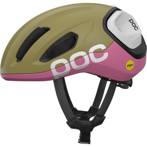 Produktbild von POC Amidal MIPS Helm - 8876 Olivine Green Matt/Thulite Pink Matt