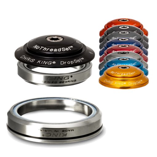 Photo produit de Chris King Jeu de Direction - DropSet 5 Tapered - IS42/28.6 | IS52/40 - différentes couleurs