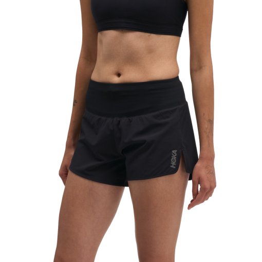 Produktbild von Hoka Glide MR 3.5 Zoll Shorts mit Slip Damen - black