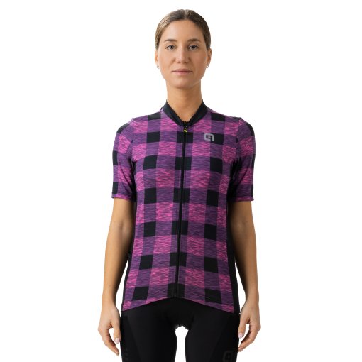 Foto de Alé Maillot de Manga Corta Mujer - OFF ROAD - GRAVEL Scottish - fluo pink