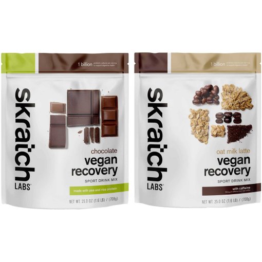 Photo produit de Skratch Labs Poudre pour Boissons Riche en Glucides et Protéines - Vegan Recovery Sport Drink Mix - 708g