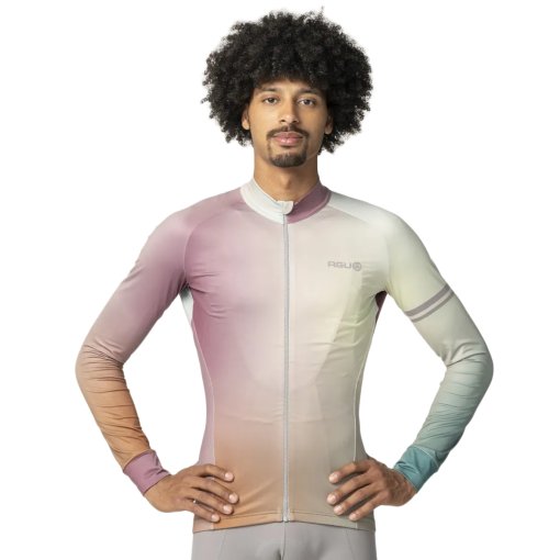Foto de AGU Maillot de Manga Larga Hombre - Performance Gradient - mystic green