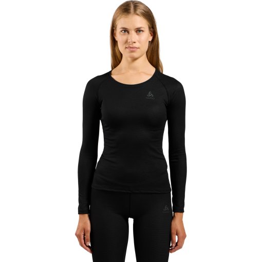Foto de Odlo Camiseta Interior Manga Larga Mujer - Active F-Dry Light - negro