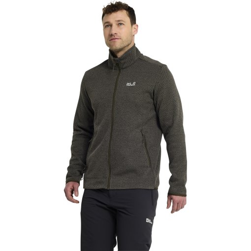 Produktbild von Jack Wolfskin Pinetrail Full Zip Jacke Herren - obsidian moss