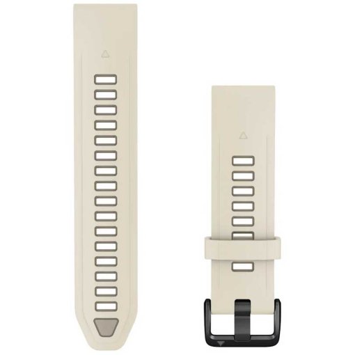 Produktbild von Garmin QuickFit Uhrenarmbänder (20 mm) – Silikon - Creme/Französisches Grau