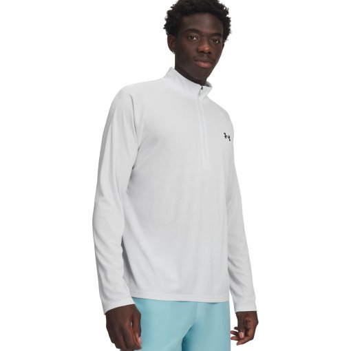 Zdjęcie: Under Armour UA Tech™ Textured 1/2 Zip Koszula męska - Distant Gray/Black