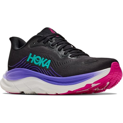 Picture of Hoka Clifton 11 Shoes Women - black / neon nebula