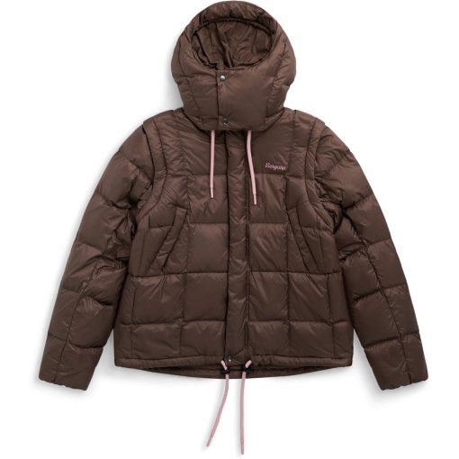 Foto de Bergans Vega Chaqueta con capucha de plumón para mujer - hot cocoa