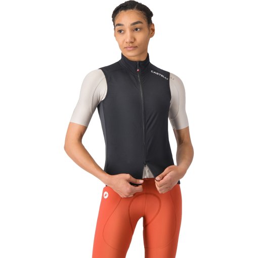 Picture of Castelli Espresso 2 Vest Women - black/white 110